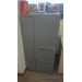 Teknion Pewter Storage Tower with Wardrobe, Shelf, Filing